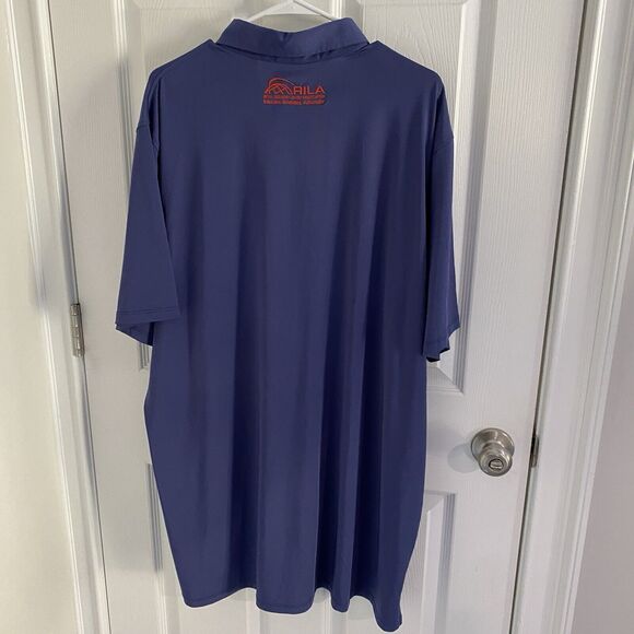 Greyson Polo Shirt Mens Size 2XL Navy Blue Short Sleeve Golf - Picture 5 of 7